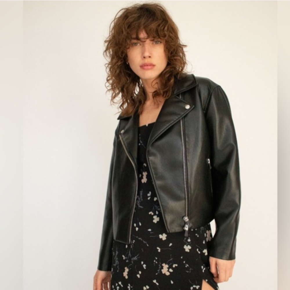 Aritzia Wilfred Diaz Jacket Vegan Leather - L